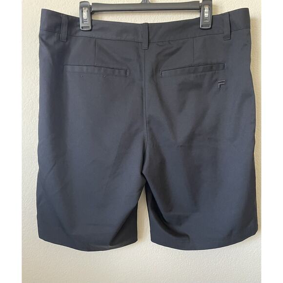 FILA SPORT GOLF Solid Black Performance Men’s Putter Shorts Size 36 Inseam 11 - Picture 4 of 7
